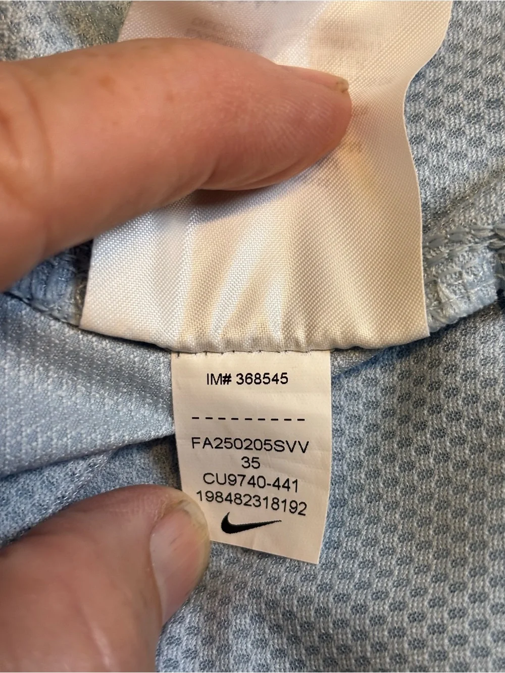 Nike Golf Men's Dri-FIT Shorts Size 35 Light Armory Blue CU9740-441 EUC